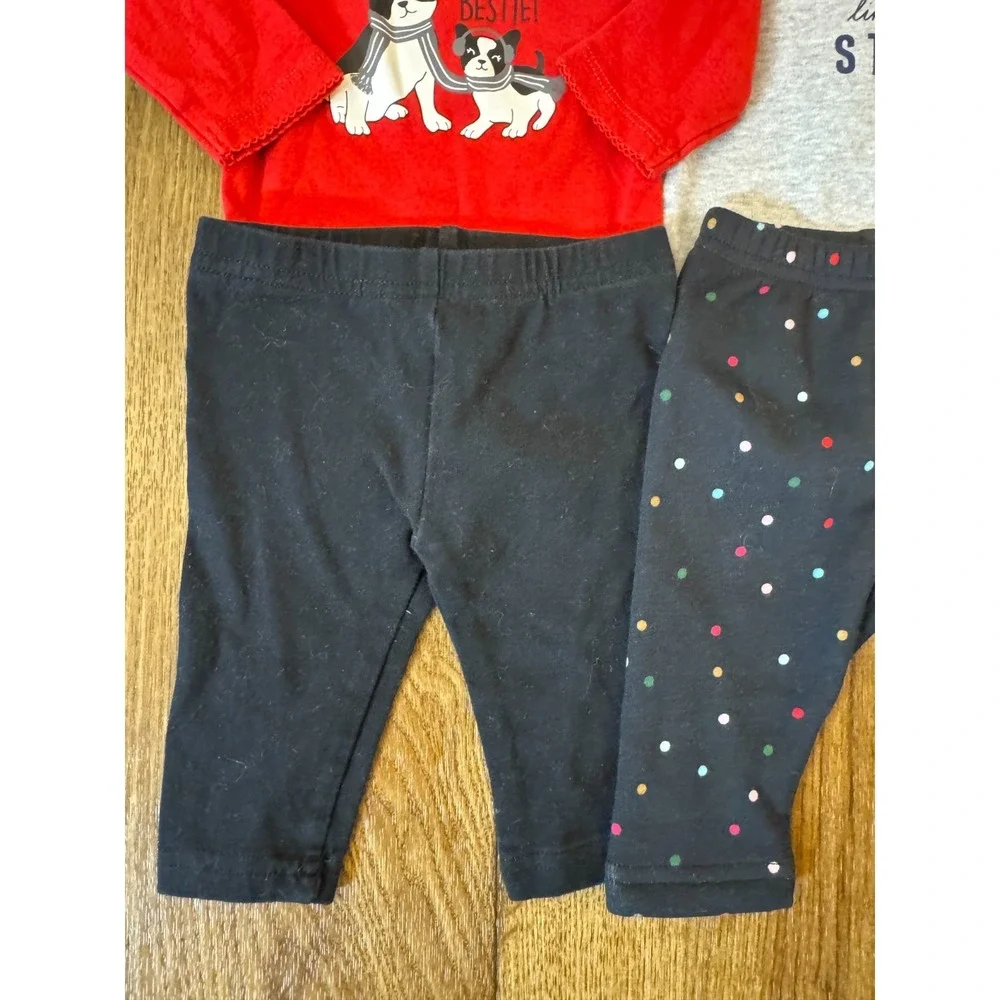 Baby Girl 3 Months Outfits Pants Shirts Bodysuits Long Sleeve Clothes Lot Bestie - Picture 10 of 15